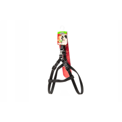 PETTORINA "FLASH" REGOLABILE NERA CON OSSO STRASS 10 MM