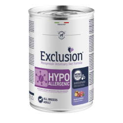 EXCLUSION DOG HYPO CINGHIALE E PATATE LATTINA 400 GR