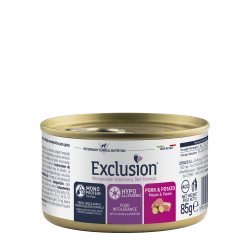 EXCLUSION CAT HYPO  MAIALE E PATATE LATTINA 85 GR