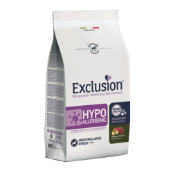 EXCLUSION DOG HYPO CAVALLO E PATATE MEDIO/MAXI  2 KG