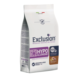 EXCLUSION DOG HYPO CONIGLIO E PATATE MEDIO/MAXI 12 KG