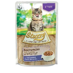 STUZZY GATTO STERILIZED TACCHINO BUSTINA 85 GR