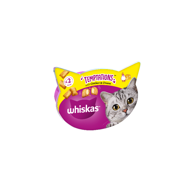 WHISKAS TEMPTATIONS POLLO 60 GR