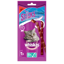 WHISKAS CATSTICK SALMONE 3 X 6 GR