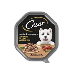 CESAR RICETTE DI CAMPAGNA MANZO E TACCHINO 150 GR