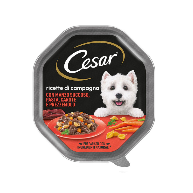 CESAR RICETTE DI CAMPAGNA MANZO CON PASTA E CAROTE 150 GR