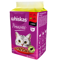 WHISKAS PRANZETTI CARNI MISTE 6 X 50 GR