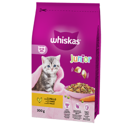 WHISKAS DRY JUNIOR POLLO 300 GR