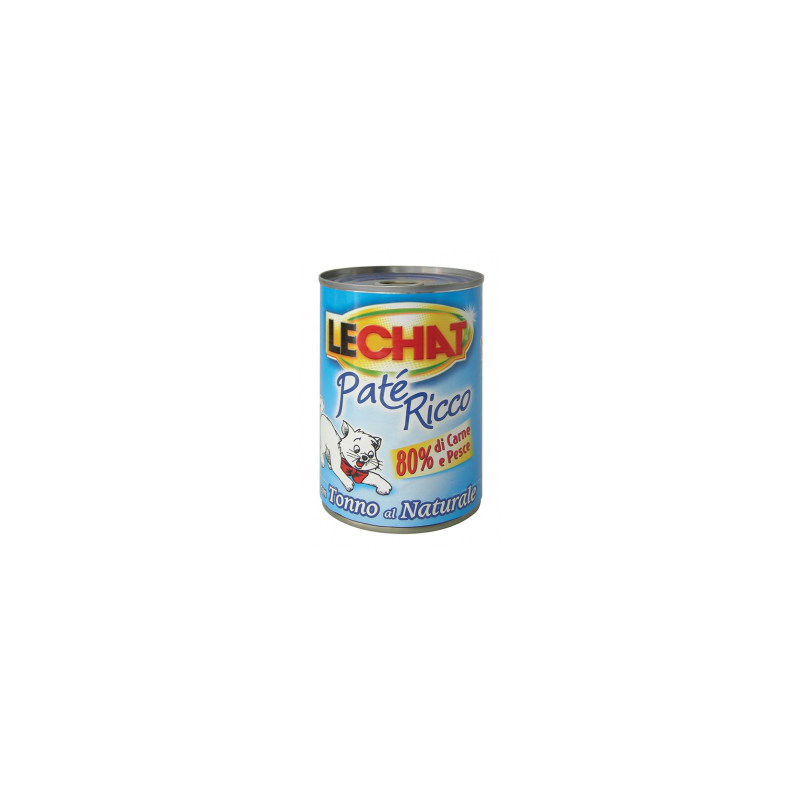 LECHAT PATE' RICCO TONNO AL NATURALE LATTINA 400 GR