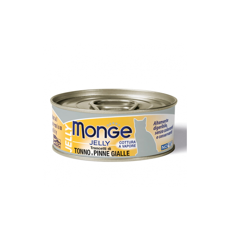 MONGE CAT JELLY TRANCI DI TONNO LATTINA 80 GR