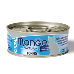 MONGE CAT NATURAL TONNO ATLANTICO LATTINA 80 GR