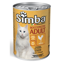 SIMBA GATTO POLLO LATTINA 415 GR