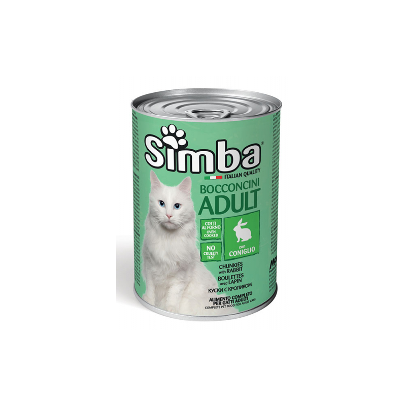 SIMBA GATTO LATTINA CONIGLIO 415 GR