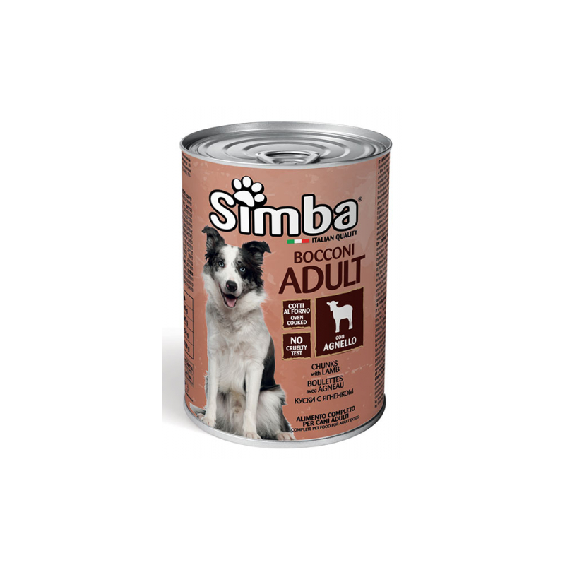 SIMBA CANE AGNELLO LATTINA 1230 GR