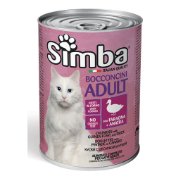 SIMBA GATTO FARAONA E ANATRA LATTINA 415 GR