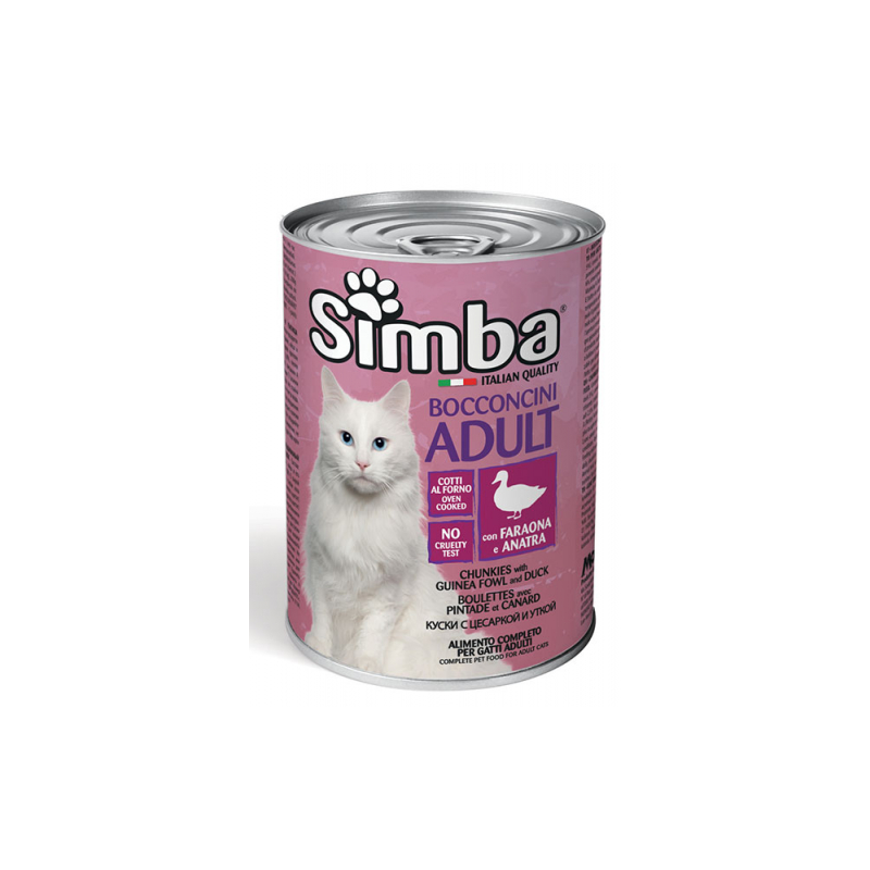 SIMBA GATTO FARAONA E ANATRA LATTINA 415 GR