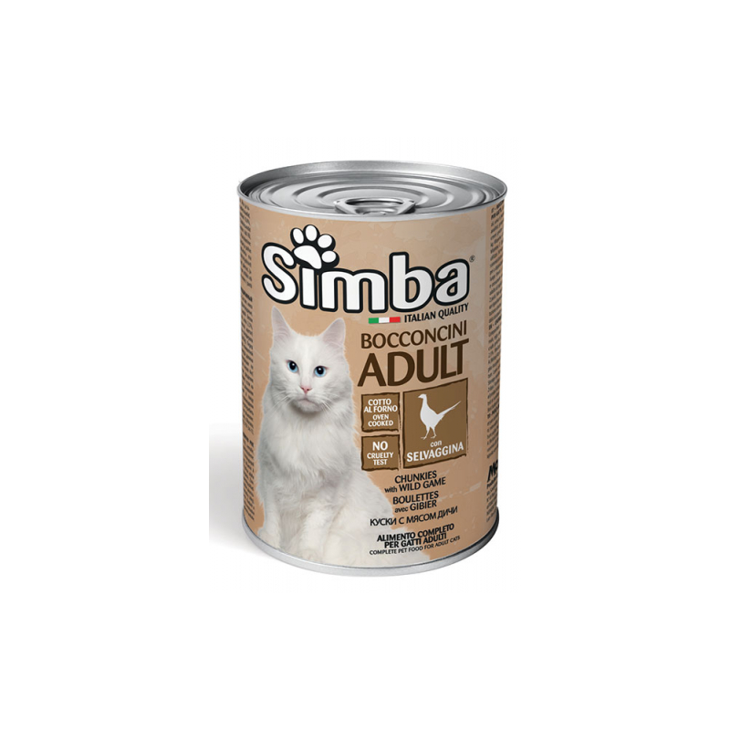 SIMBA GATTO SELVAGGINA LATTINA 415 GR