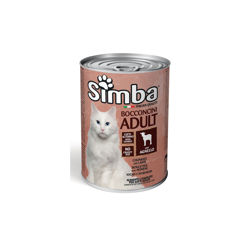 SIMBA GATTO AGNELLO LATTINA 415 GR