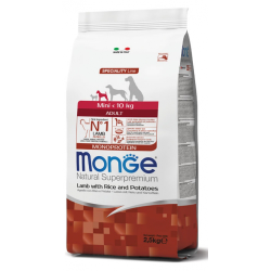 MONGE DOG ADULT MINI AGNELLO E RISO 800 GR