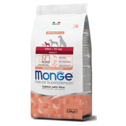 MONGE DOG ADULT MINI SALMONE 7,5 KG