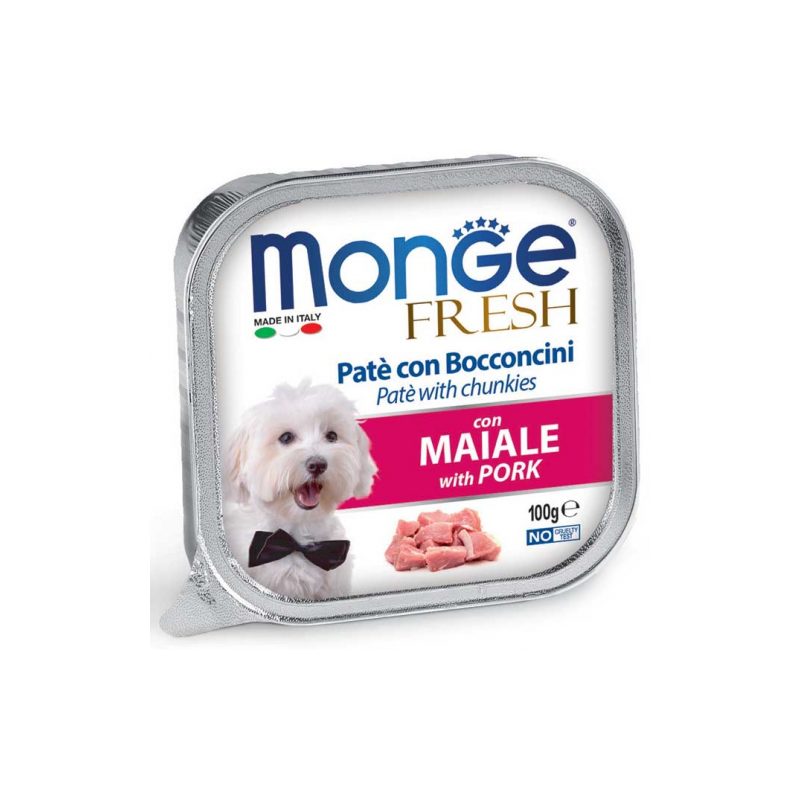MONGE FRESH DOG MAIALE VASCHETTA 100 GR