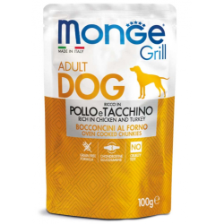 GRILL DOG POLLO E TACCHINO BUSTINA 100 GR