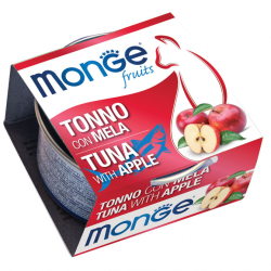 MONGE CAT FRUIT TONNO E MELA LATTINA 80 GR