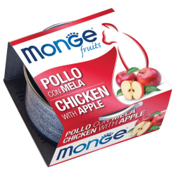 MONGE CAT FRUIT POLLO E MELA LATTINA 80 GR