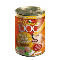 SPECIAL DOG PATE' POLLO E CONIGLIO LATTINA 400 GR