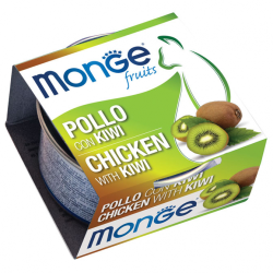 MONGE CAT FRUIT POLLO E KIWI LATTINA 80 GR