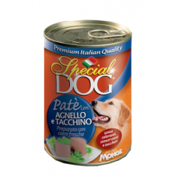 SPECIAL DOG PATE' AGNELLO E TACCHINO LATTINA 400 GR