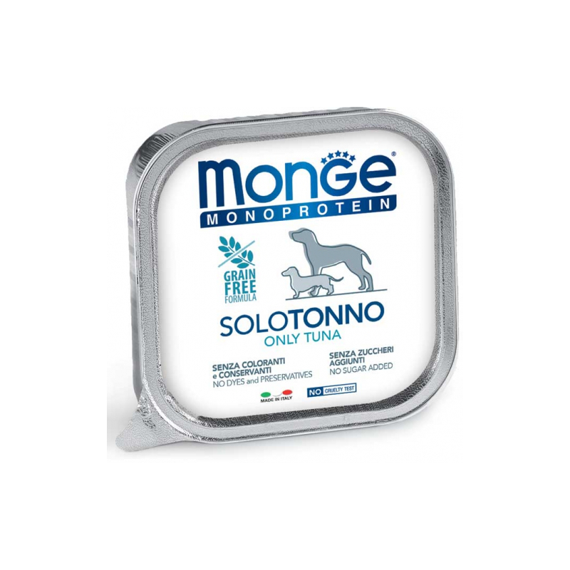 MONGE DOG SOLO TONNO VASCHETTA 150 GR