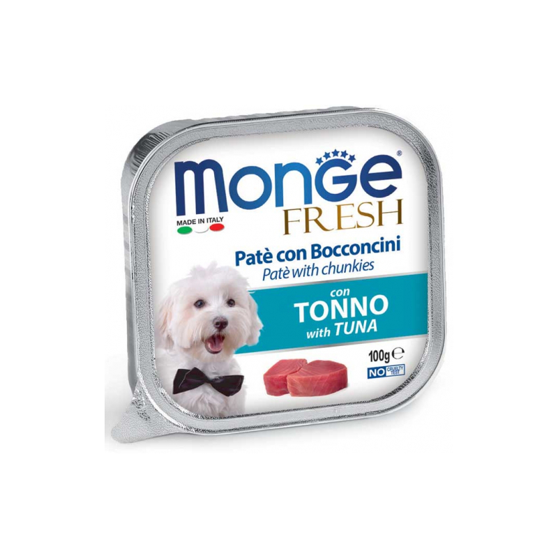 MONGE FRESH DOG TONNO VASCHETTA 100 GR