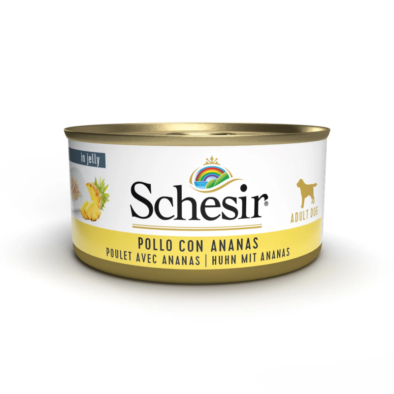 SCHESIR CANE POLLO E ANANAS LATTINA 150 GR