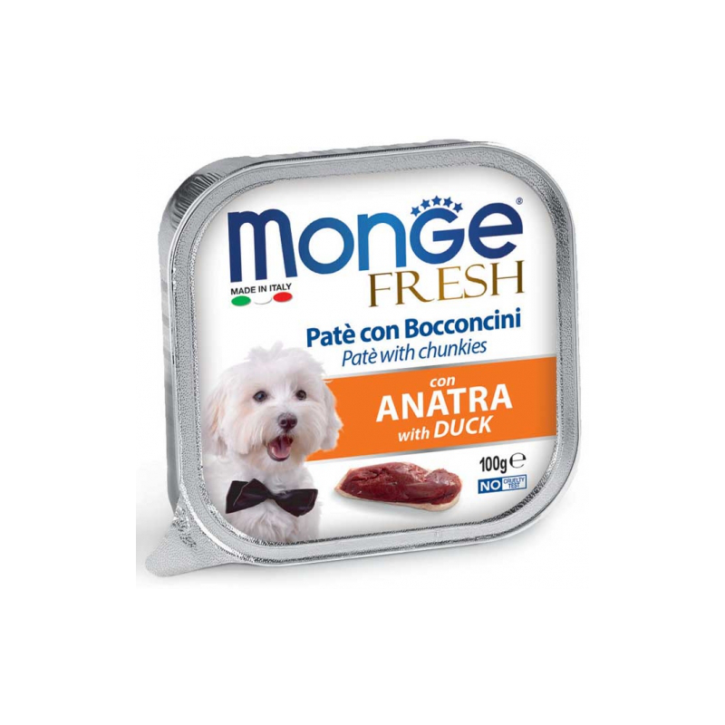 MONGE FRESH DOG ANATRA VASCHETTA 100 GR