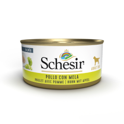 SCHESIR CANE POLLO E MELA LATTINA 150 GR