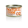 NATURAL CODE GATTO POLLO E GAMBERETTI LATTINA 85 GR