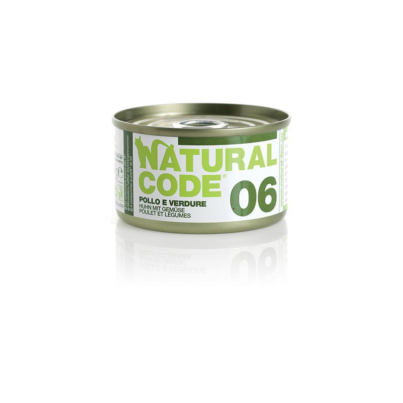 NATURAL CODE GATTO POLLO E VERDURE LATTINA 85 GR