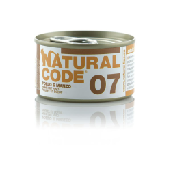 NATURAL CODE GATTO POLLO E MANZO LATTINA 85 GR