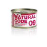 NATURAL CODE GATTO TONNO E GAMBERETTI LATTINA 85 GR