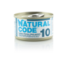 NATURAL CODE GATTO TONNETTO E PESCI BIANCHI LATTINA 85 GR