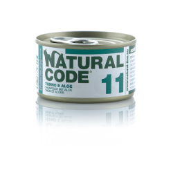 NATURAL CODE GATTO TONNO E ALOE LATTINA 85 GR