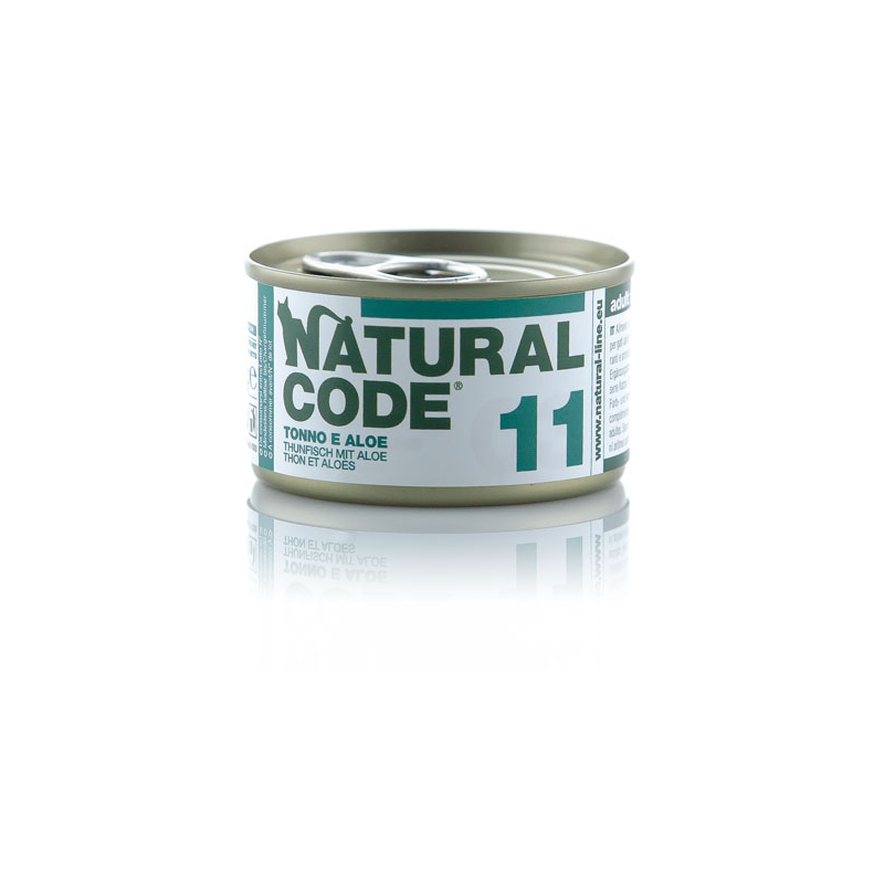 NATURAL CODE GATTO TONNO E ALOE LATTINA 85 GR