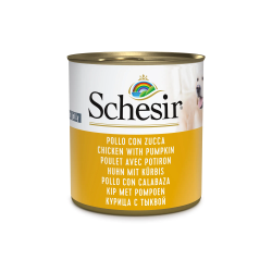 SCHESIR CANE POLLO E ZUCCA LATTINA 285 GR