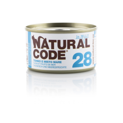 NATURAL CODE GATTO TONNO E MISTO MARE JELLY LATTINA 85 GR