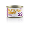 NATURAL CODE GATTO TONNO E PROSCIUTTO JELLY LATTINA 85 GR