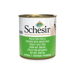 SCHESIR CANE POLLO E PISELLI LATTINA 285 GR