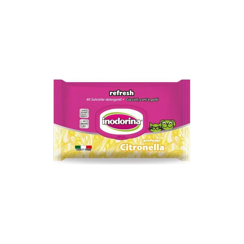 SALVIETTE INODORINA CITRONELLA 40 PZ