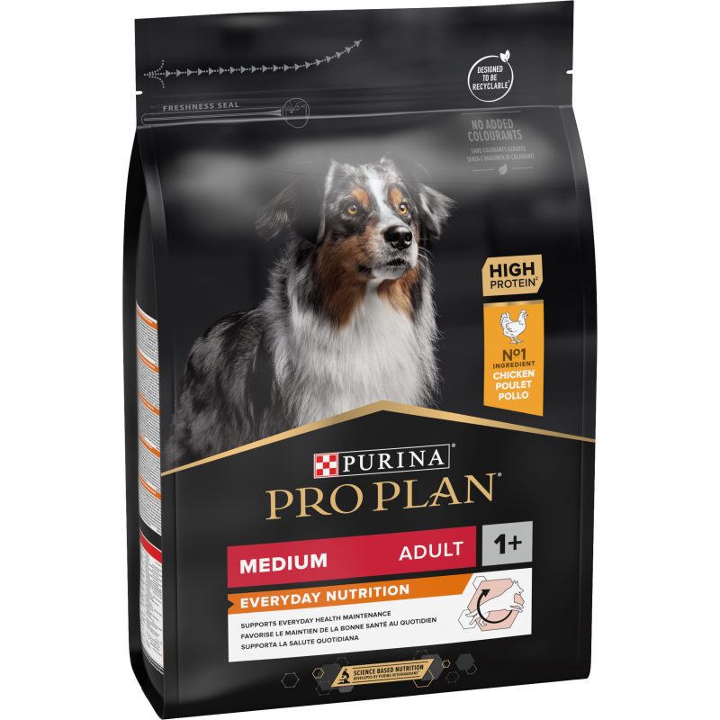 PRO PLAN DOG ADULT MEDIO POLLO E RISO 3 KG