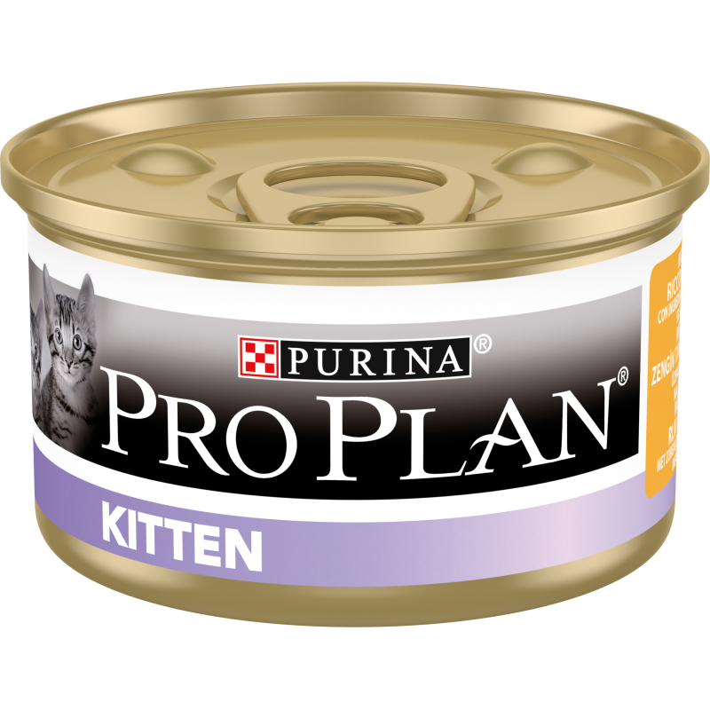 PRO PLAN CAT KITTEN MOUSSE POLLO LATTINA 85 GR